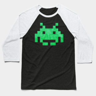 Space Invaders Baseball T-Shirt