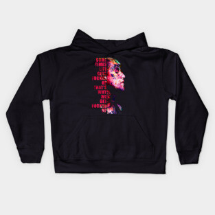 lil peep quote Kids Hoodie