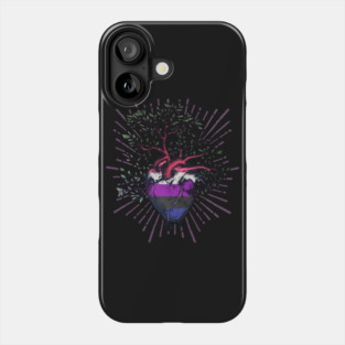 Genderfluid Heart Tree of Life Phone Case