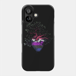 Genderfluid Heart Tree of Life Phone Case