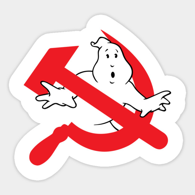 The Ghostbusters Hammer and Sickle Sticker by Nonstop Shirts