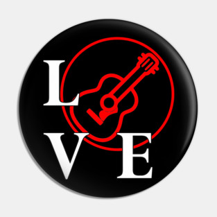 I love to play Guitar for Guitar player music lover Pin