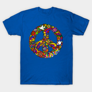 Rainbow Peace Sign T-Shirt