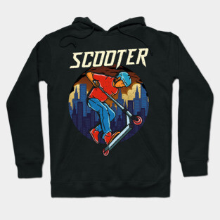 Cute & Funny Scooter Obsessed Scootering Hoodie