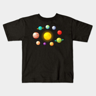 Planets Around The Sun Kids T-Shirt