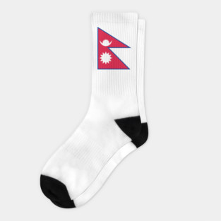 Flag of Nepal Socks