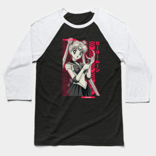 Sailor Moon  = SAILOR MOON = Anime Star Edition -Magenta- Baseball T-Shirt