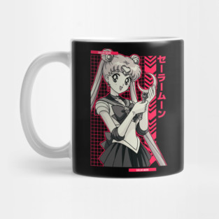 Sailor Moon  = SAILOR MOON = Anime Star Edition -Magenta- Mug