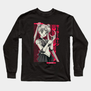 Sailor Moon  = SAILOR MOON = Anime Star Edition -Magenta- Long Sleeve T-Shirt