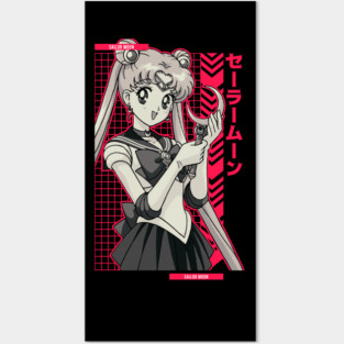 Sailor Moon  = SAILOR MOON = Anime Star Edition -Magenta- Posters and Art
