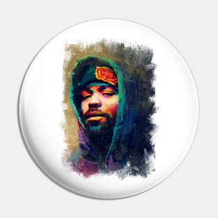 Method Man abstract Pin