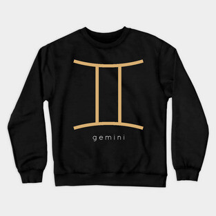 Zodiac Sign Gemini Crewneck Sweatshirt