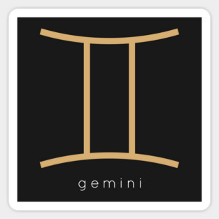Zodiac Sign Gemini Sticker