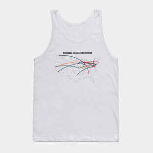 MLB Relocation Map Tank Top