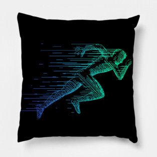 Running Man Pillow