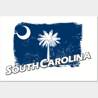 South Carolina flag Posters and Art