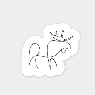 Moose Sticker