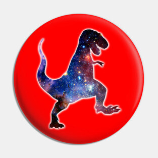 Space Tyrannosaurus Pin
