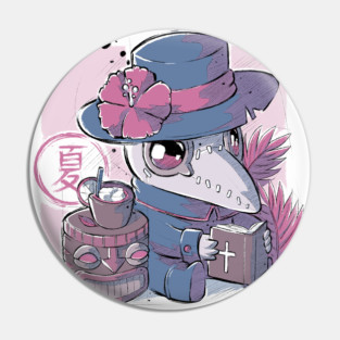 Summer Plague Doctor Pin
