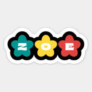 Zoe name Magnet