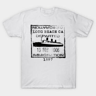 Long Beach Passport Stamp T-Shirt