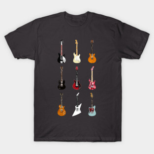 Guitars Of The History Of Rock ✅ T-Shirt