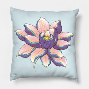 Violet Lotus Pillow
