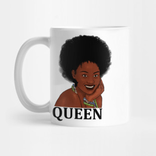Afro Queen, African Woman, Melanin Black Pride Mug