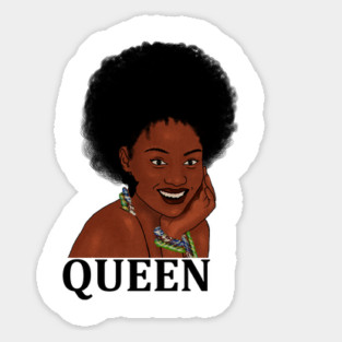 Afro Queen, African Woman, Melanin Black Pride Magnet