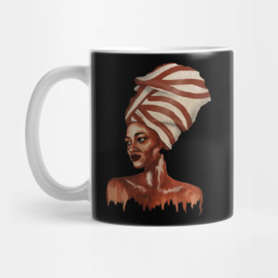 Beautiful African woman Dripping Melanin Mug