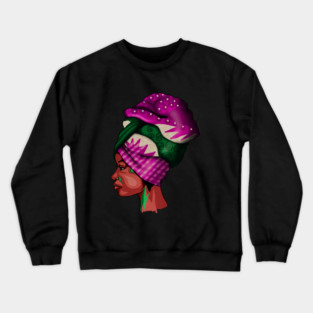 Proud African woman, Africa Crewneck Sweatshirt
