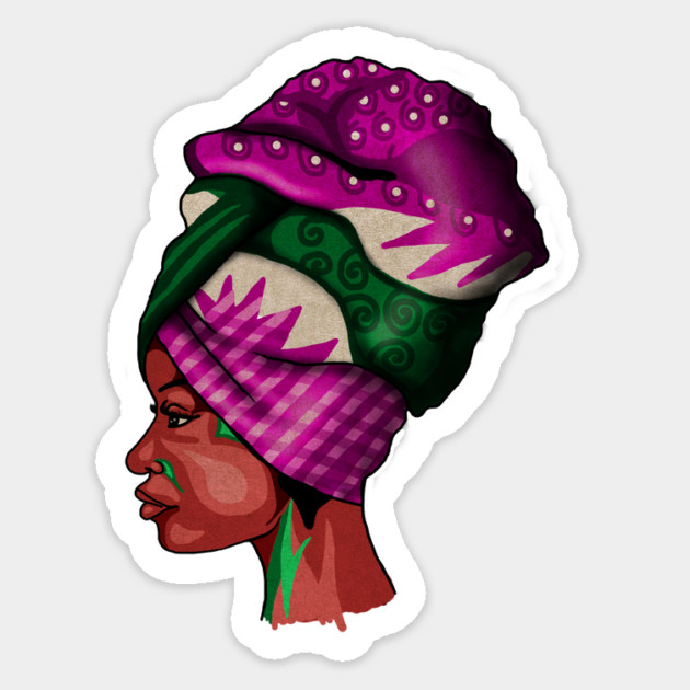 Proud African woman, Africa Sticker by logiamerch