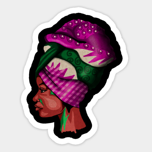 Proud African woman, Africa Magnet by logiamerch