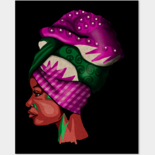 Proud African woman, Africa Posters and Art