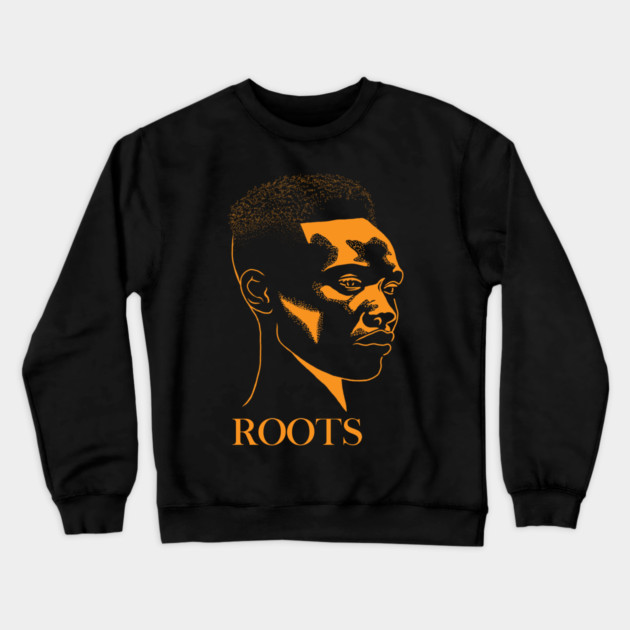 Afro Man African Roots Black Pride Crewneck Sweatshirt by logiamerch