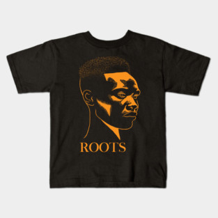 Afro Man African Roots Black Pride Kids T-Shirt