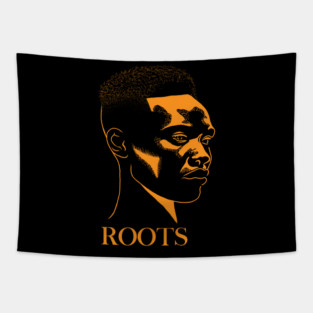 Afro Man African Roots Black Pride Tapestry