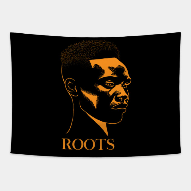 Afro Man African Roots Black Pride Tapestry by logiamerch