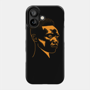 African Man Portrait, Afro Black Pride Phone Case
