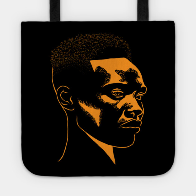 African Man Portrait, Afro Black Pride Tote by logiamerch