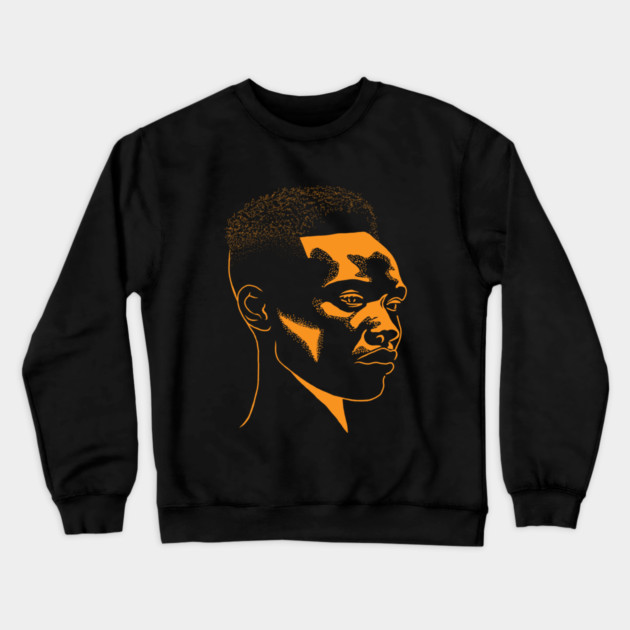 African Man Portrait, Afro Black Pride Crewneck Sweatshirt by logiamerch
