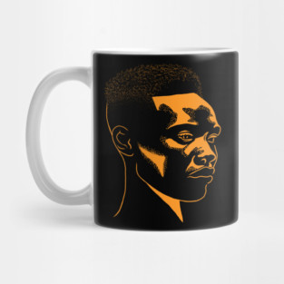African Man Portrait, Afro Black Pride Mug