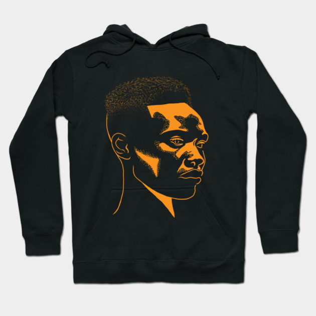 African Man Portrait, Afro Black Pride Hoodie by logiamerch
