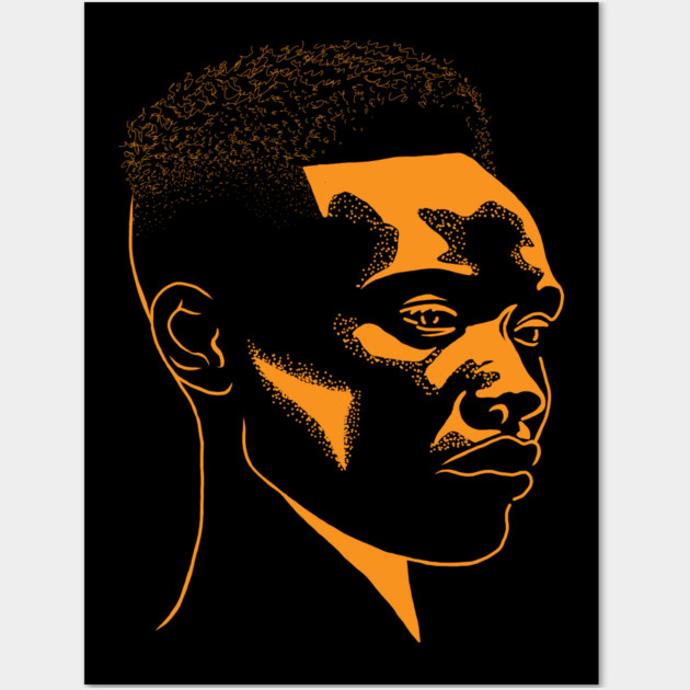 African Man Portrait, Afro Black Pride Wall Art by logiamerch