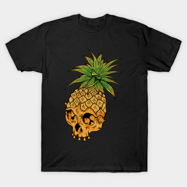 Skull Pineapple,Tropical Style T-Shirt by logiamerch