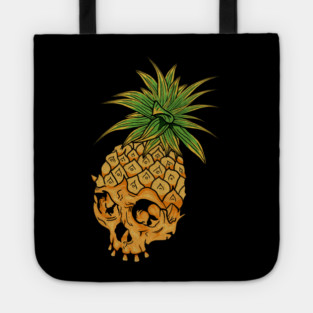Skull Pineapple,Tropical Style Tote