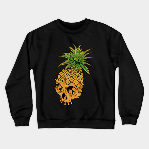 Skull Pineapple,Tropical Style Crewneck Sweatshirt by logiamerch