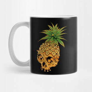 Skull Pineapple,Tropical Style Mug