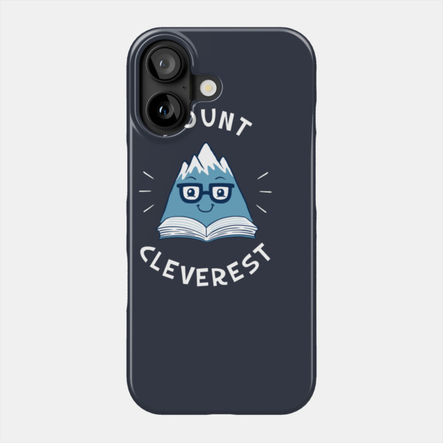 Mount Cleverest Phone Case by dumbshirts