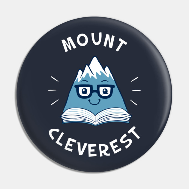 Mount Cleverest Pin by dumbshirts